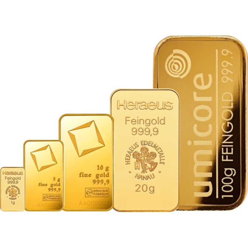250 Gramm Goldbarren verschiedene Hersteller | LBMA