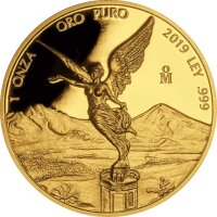 Mexiko Libertad 2019 Gold Set - Polierte Platte