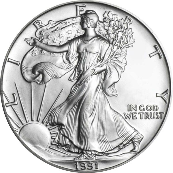 USA American Eagle 1991 1 oz Silber