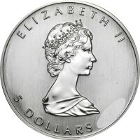 Kanada Maple Leaf 1988 1 oz Silber