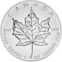Kanada Maple Leaf 1998 1 oz Silber
