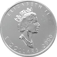 Kanada Maple Leaf 2000 1 oz Silber