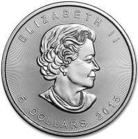 Kanada Maple Leaf 2015 1 oz Silber