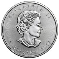 Kanada Maple Leaf 2017 1 oz Silber
