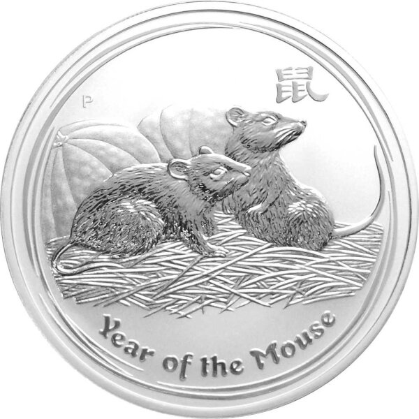 Australien Lunar II 2008 Jahr der Maus 1 oz Silber