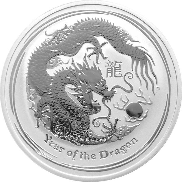 Australien Lunar II 2012 Jahr des Drachen 1 oz Silber