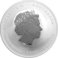 Australien Lunar II 2012 Jahr des Drachen 1 oz Silber
