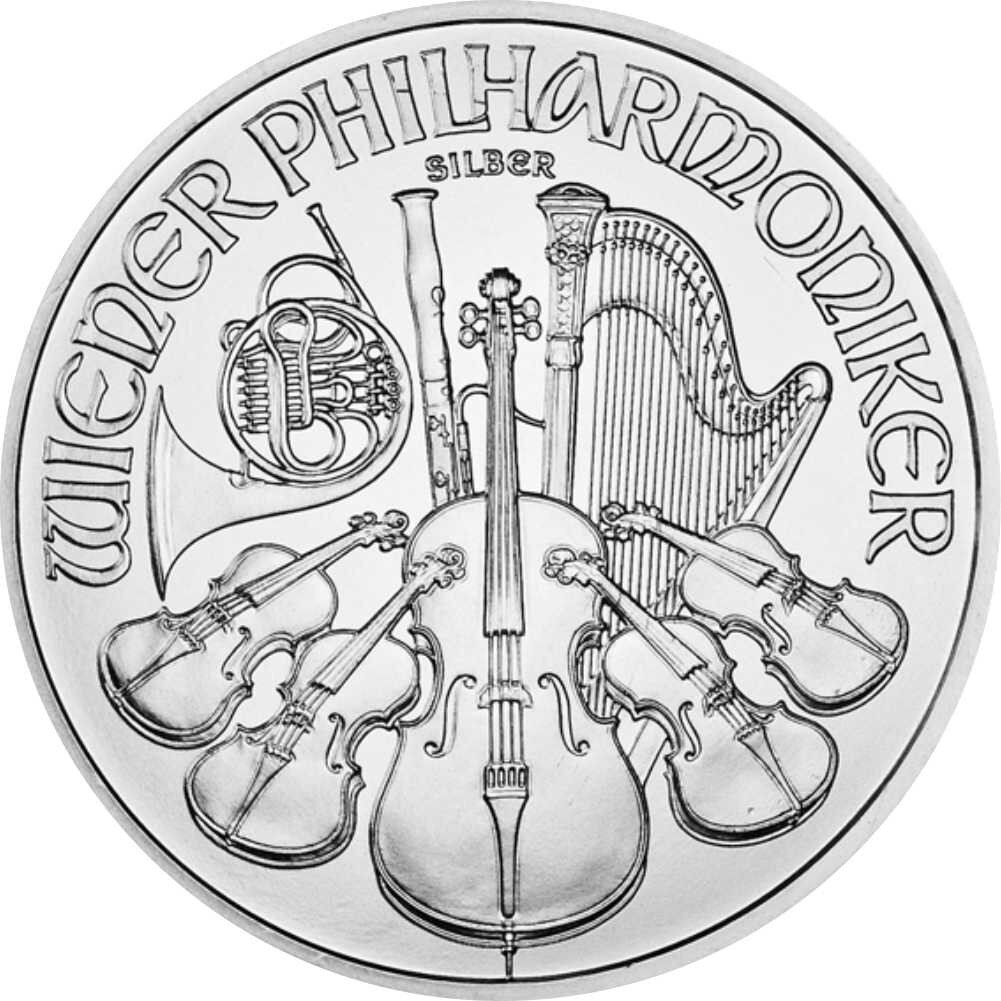 Österreich Wiener Philharmoniker 2008 1 oz Silber