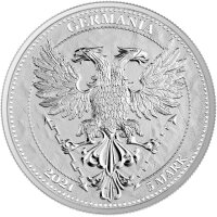 Round Mystischer Wald Chestnut Leaf - Kastanienblatt 2021 1 oz Silber