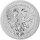 Round Mystischer Wald Chestnut Leaf - Kastanienblatt 2021 1 oz Silber
