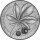 Round Mystischer Wald Chestnut Leaf - Kastanienblatt 2021 1 oz Silber