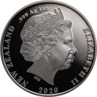 Neuseeland Haubenpinguine 2020 1 oz Silber