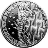 Barbados Seepferdchen 2020 1 oz Silber