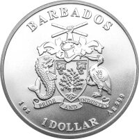 Barbados Seepferdchen 2020 1 oz Silber