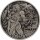 Tuvalu Olympische Götter 1. Ausgabe Zeus 2020 1 oz Silber Antik Finish