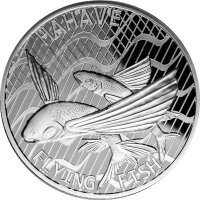 Tokelau Fliegender Fisch - Flying Fish 2020 1 oz Silber