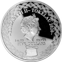 Tokelau Fliegender Fisch - Flying Fish 2020 1 oz Silber
