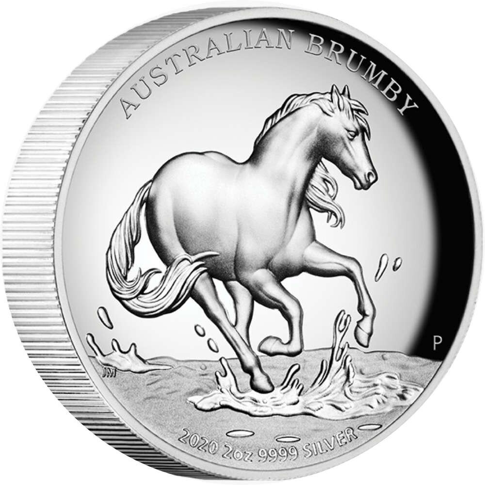 Australien Brumby 1. Ausgabe 2020 2 oz Silber | Wildpferd...