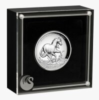 Australien Brumby 1. Ausgabe 2020 2 oz Silber | Wildpferd | PP High Relief