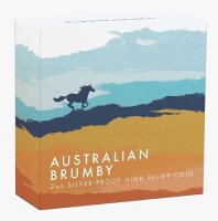 Australien Brumby 1. Ausgabe 2020 2 oz Silber | Wildpferd | PP High Relief