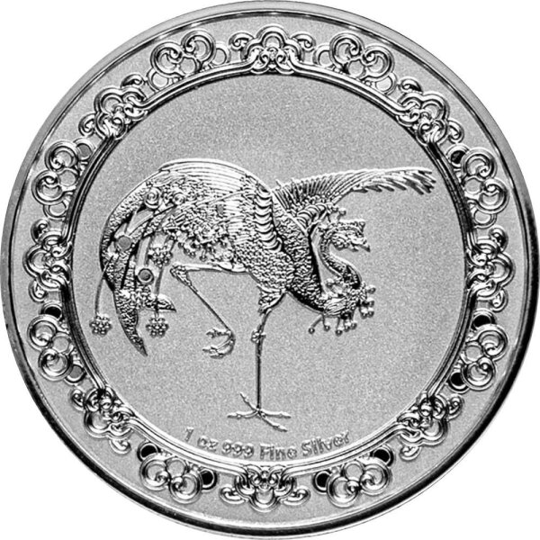 Niue Celestial Animals 3. Ausgabe 2020 The Red Phönix - 1 oz Silber