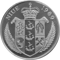 Niue 50 Dollars 1989 Olympiade Steffi Graf - Silber PP