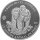 Kamerun 1000 Francs 2012 Cross-River-Gorilla - Silber PP F15