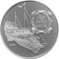 Ungarn 500 Forint 1993 - Dampfschiff "Arpad" -...