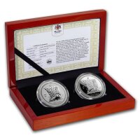 Isle of Man 2018 Noble 2 x 1 oz Silber Proof Set