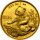 China Panda 1998 1 oz Gold - Original-Folie und Kontrollzettel