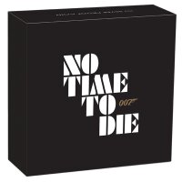 Tuvalu James Bond 007 2020 1 oz Silber - Polierte Platte "No Time To Die"