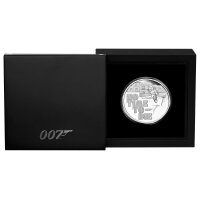 Tuvalu James Bond 007 2020 1 oz Silber - Polierte Platte "No Time To Die"