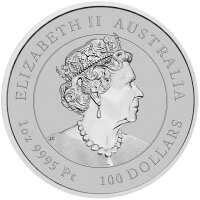 Australien Lunar III 2021 Jahr des Ochsen 1 oz Platin