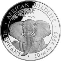 Somalia Elefant 2021 10 oz Silber