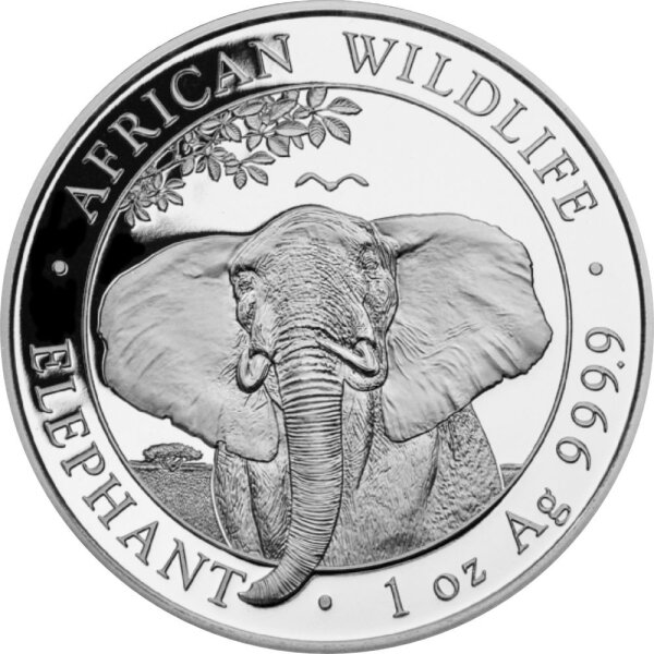 Somalia Elefant 2021 1 oz Silber | incl. Münzkapsel