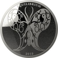 Tokelau Equilibrium 2019 1 oz Silber