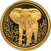 Somalia Elefant 2004 0,5 Gramm Gold