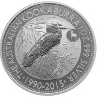 Australien Kookaburra 2015 1 oz Silber - Privy Mark Ziege