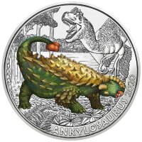 Österreich Super Saurier 3 Euro 2020 Ankylosaurus