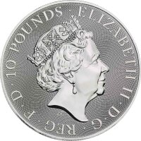 UK The Queen´s Beasts 8. Ausgabe 2021 White Lion 10 oz Silber