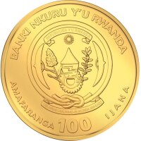 Ruanda Lunar 2020 Jahr der Maus 1 oz Gold