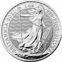 UK Britannia 2021 1 oz Silber
