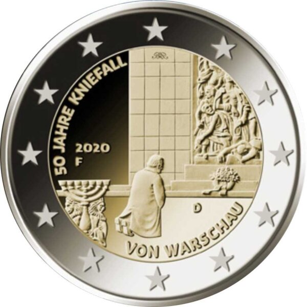 Deutschland 2 Euro 2020 "Kniefall von Warschau" J