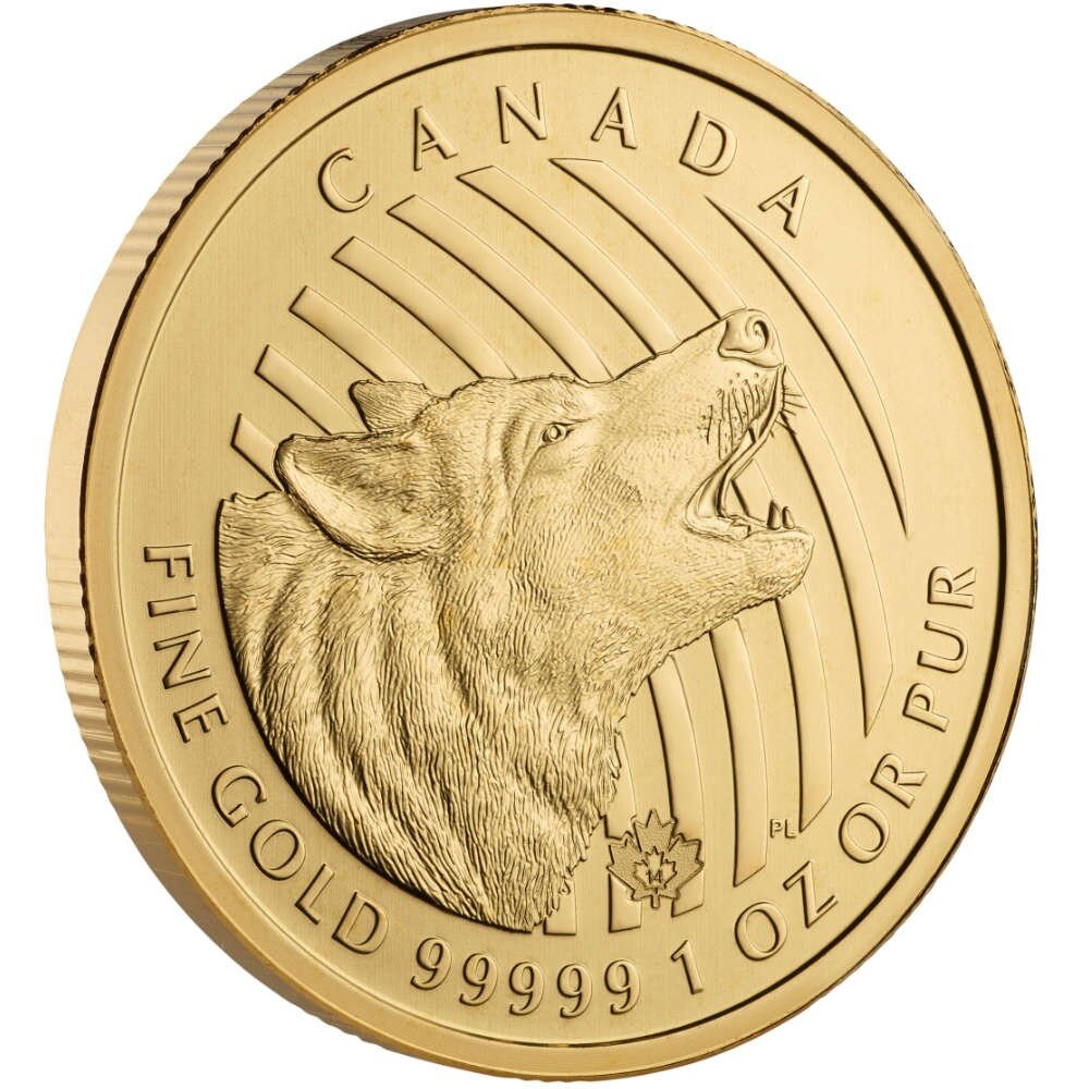 Kanada Call of the Wild 2014 Wolf 1 oz Gold