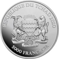 Tschad Mandala 5. Ausgabe Buffalo - Büffel 2020 1 oz Silber
