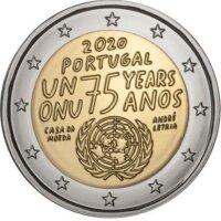 Portugal 2 Euro 2020 "75 Jahre Vereinte Nationen"