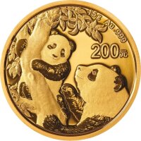China Panda 2021 15 Gramm Gold