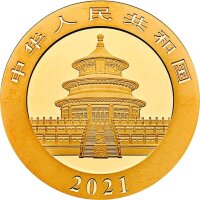 China Panda 2021 15 Gramm Gold