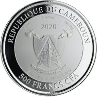 Kamerun Mandrill 2020 1 oz Silber