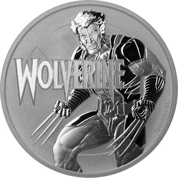 Tuvalu Marvel 9. Ausgabe 2021 Wolverine 1 oz Silber